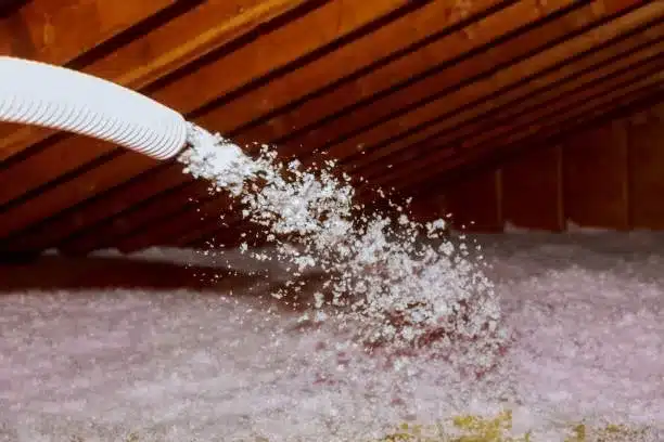 Blown in insulation service