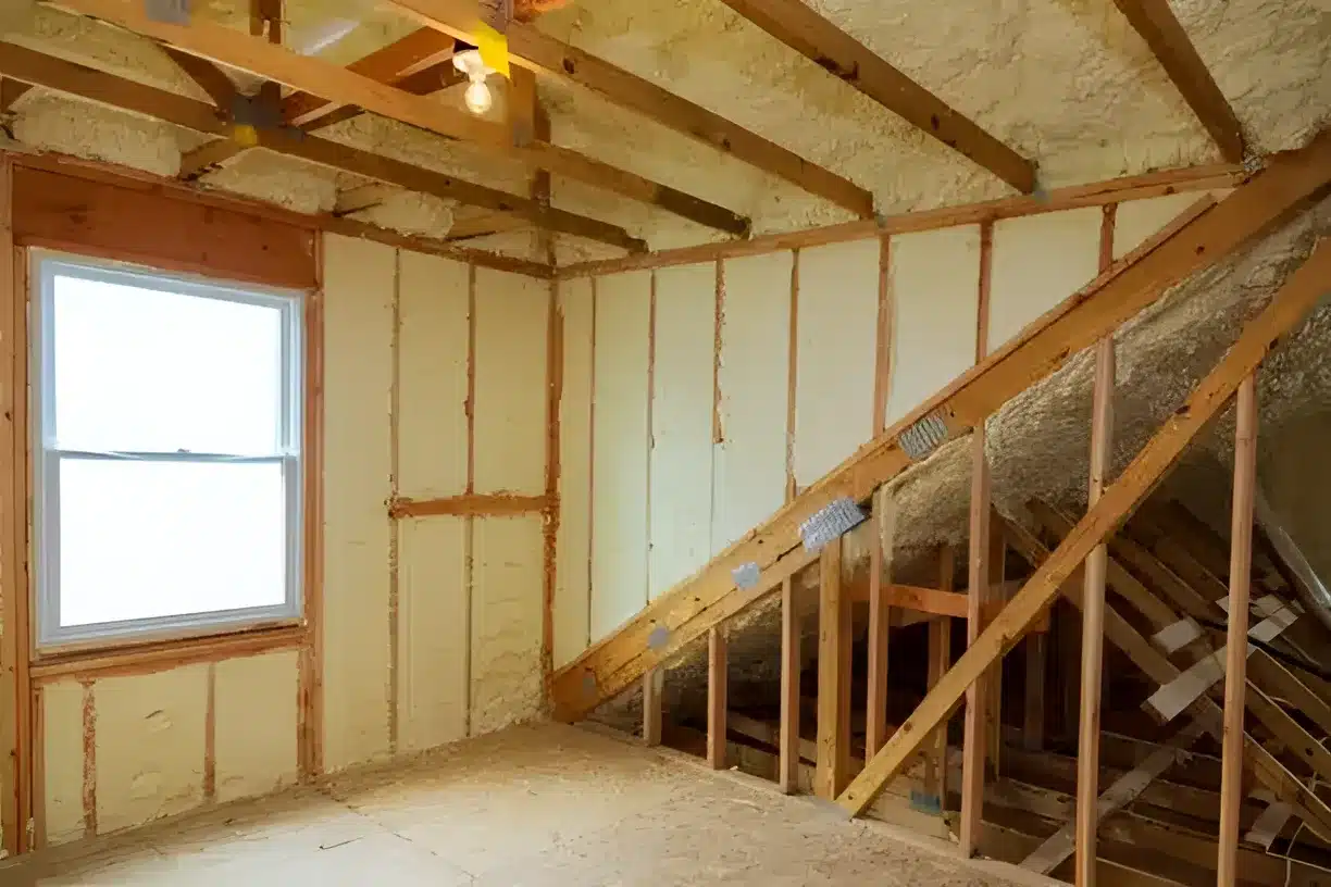 spray foam installation