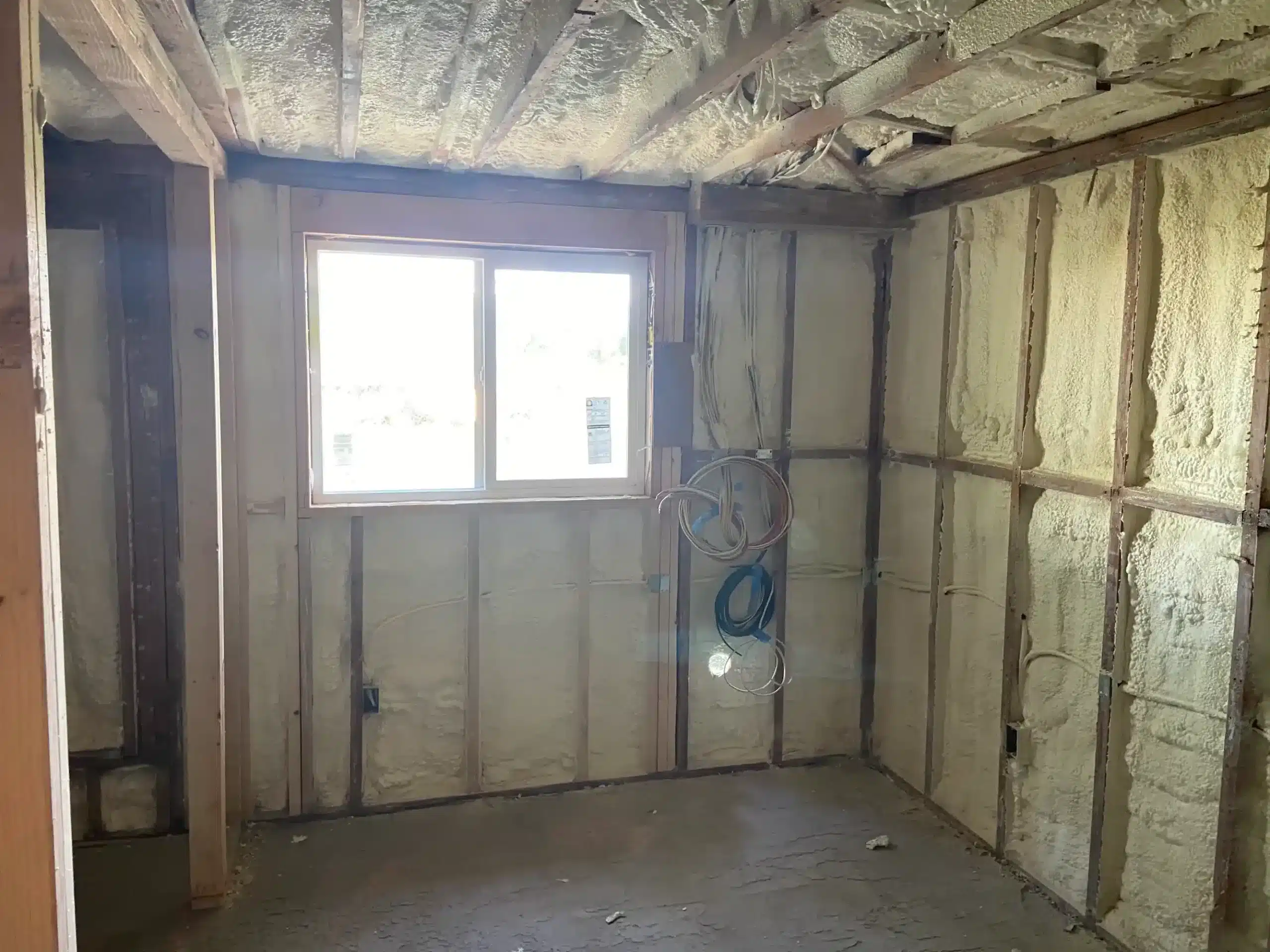 open-cell insulation